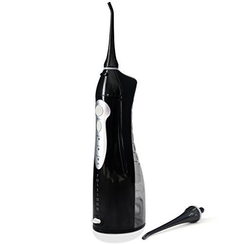 Poseidon - Professional Rechargeable Oral Irrigator with High Capacity Water Tank by ToiletTree Products. Updated Version. 