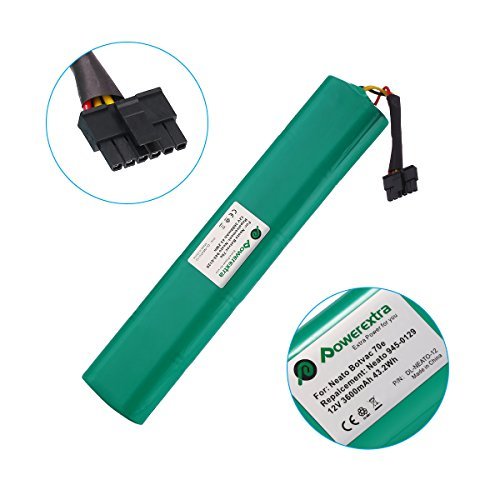 Powerextra 12V 3600mAh Ni-Mh Battery Pack for Neato Botvac Series and Botvac D Series Neato Battery Neato Botvac Battery 70e, 75, 80, 85, D75, D80, Botvac D85 Neato Robot Vacuum Cleaners