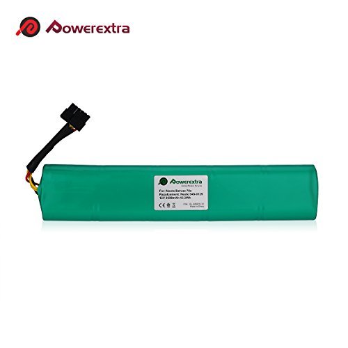 Powerextra 12V 3600mAh Ni-Mh Battery Pack for Neato Botvac Series and Botvac D Series Neato Battery Neato Botvac Battery 70e, 75, 80, 85, D75, D80, Botvac D85 Neato Robot Vacuum Cleaners