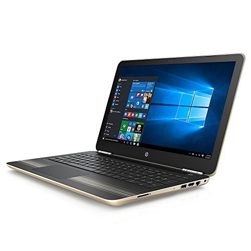 Premium HP Pavilion Business Flagship High Performance Laptop PC 15.6" Display Intel i7-6500U Processor 8GB RAM 1TB HDD Webcam 802.11AC WIFI Bluetooth DVD B&O Audio Windows 10-Modern Gold