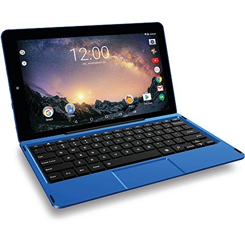 Premium High Performance RCA Galileo Pro 11.5" 32GB Touchscreen Tablet Computer with Keyboard Case Quad-Core 1.3Ghz Processor 1G Memory 32GB HDD Webcam Wifi Bluetooth Android 6.0-Blue