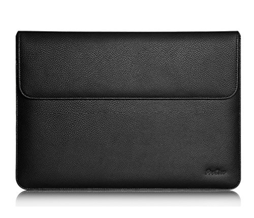 ProCase 12 Inch Macbook / Samsung Galaxy TabPro S Case Sleeve Cover, Protective Carrying Sleeve Bag for 11" 12" Tablet Ultrabook Chromebook -Black