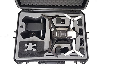Professional carry case fits for Parrot Bebop 2 with Sky Controller 2 and googles made by MC-CASES - Excellent Cases - THE ORIGINAL (Parrot Bebop 2 FPV)