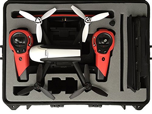 Professional carry case fits for Parrot Bebop 2 with Sky Controller made by MC-CASES - Excellent Cases - THE ORIGINAL (Parrot Bebop 2)