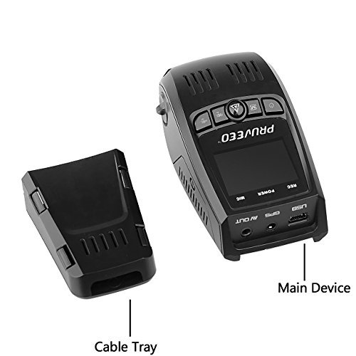 Pruveeo F5 1080P Dash Cam with WiFi, Discreet Design Dash Camera for Cars with Night Vision