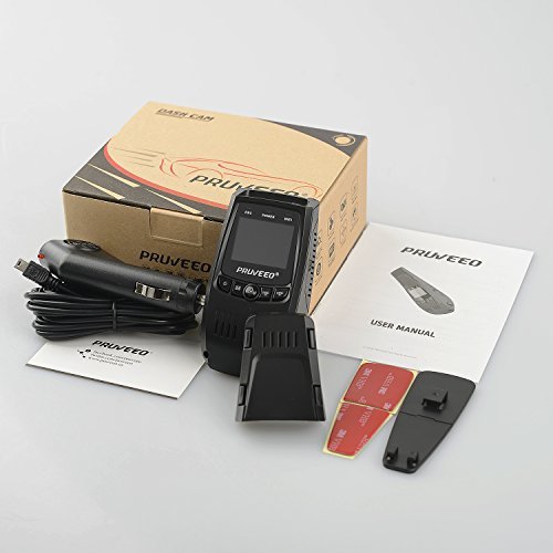 Pruveeo F5 1080P Dash Cam with WiFi, Discreet Design Dash Camera for Cars with Night Vision