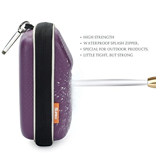 Purple Hard Shock Resistant Compact Digital Camera Case For CANON PowerShot SX620 SX720 HS G9 X Nikon COOLPIX A900 W100 Panasonic Lumix DMC TZ90 TZ85 TZ57 SONY Cyber-Shot DSC WX500 HX90 RX100