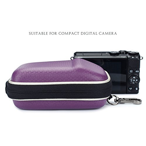 Purple Hard Shock Resistant Compact Digital Camera Case For CANON PowerShot SX620 SX720 HS G9 X Nikon COOLPIX A900 W100 Panasonic Lumix DMC TZ90 TZ85 TZ57 SONY Cyber-Shot DSC WX500 HX90 RX100