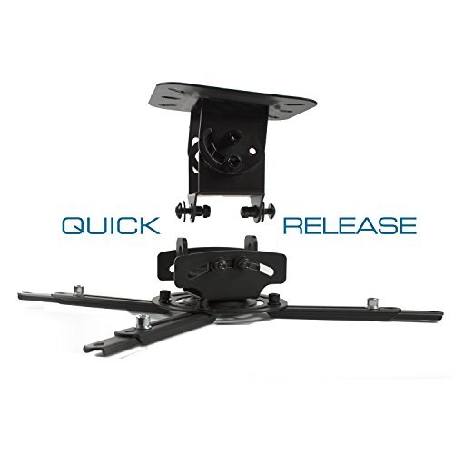 QualGear PRB-717-BLK Universal Ceiling Mount Projector Accessory