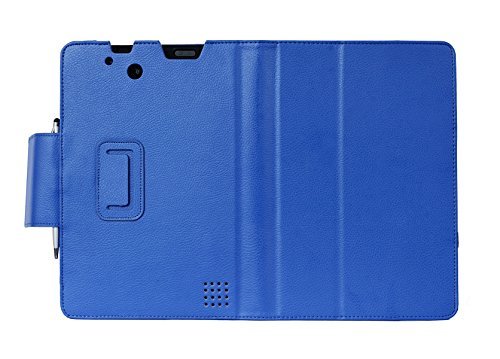 RCA 10 Cambio W101 V2 & W1013 DK Windows 10 Case, i-UniK CASE for RCA 10.1" Cambio Windows 10 Detachable Touchscreen 2 in 1 Tablet PC [Bonus Stylus] (Blue)