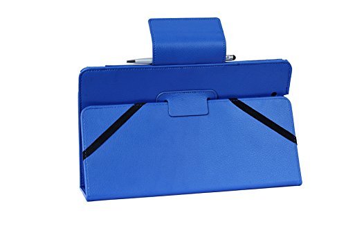 RCA 10 Cambio W101 V2 & W1013 DK Windows 10 Case, i-UniK CASE for RCA 10.1" Cambio Windows 10 Detachable Touchscreen 2 in 1 Tablet PC [Bonus Stylus] (Blue)