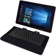 RCA Cambio 10.1 2-in-1 Tablet 32GB Intel Quad Core Windows 10 Black Touchscreen Laptop Computer with Bluetooth and WIFI