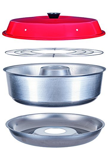 RV Camping Boating & Home Stove Top Oven with Baking Rack + 12 Custom Parchment Paper Rounds for Omnia Stovetop Cooking