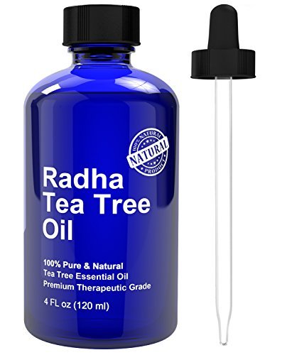 Radha Beauty Tea Tree Essential Oil 4 oz - 100% Pure Therapeutic Grade 