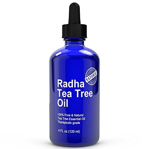 Radha Beauty Tea Tree Essential Oil 4 oz - 100% Pure Therapeutic Grade 