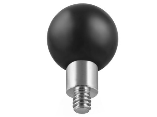 Ram Mount 1-Inch Ball with 1/4-Inch 20 Male Threaded Post for Cameras