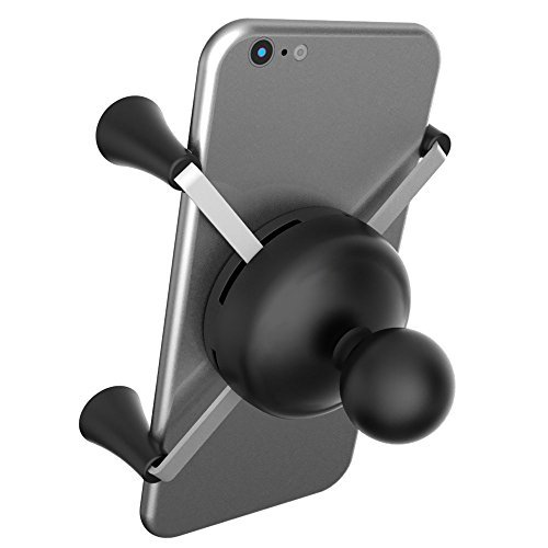 Ram Mount Cradle Holder for Universal X-Grip Cellphone/iPhone with 1-Inch Ball - Non-Retail Packaging - Black