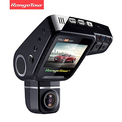 Rangetour C10s Car Dash Cam 2.0" LCD HD 1080P 170 Degree Wide Angle Nigth Vision Dashboard Hidden Video Recorder Camera with Novatek NT96650 Chip G- Sensor WDR Loop Recording, Free gift: 16GB Card