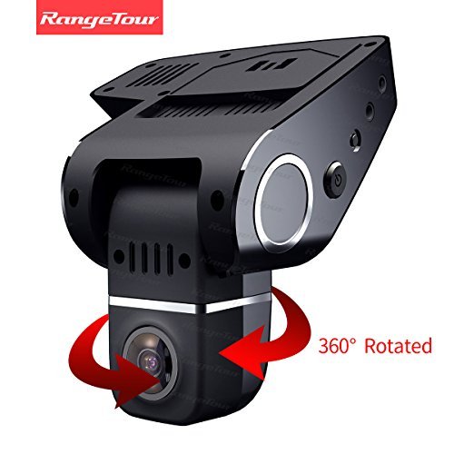 Rangetour C10s Car Dash Cam 2.0" LCD HD 1080P 170 Degree Wide Angle Nigth Vision Dashboard Hidden Video Recorder Camera with Novatek NT96650 Chip G- Sensor WDR Loop Recording, Free gift: 16GB Card