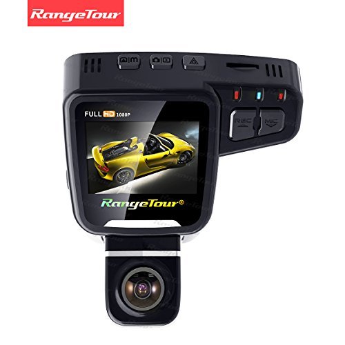 Rangetour C10s Car Dash Cam 2.0" LCD HD 1080P 170 Degree Wide Angle Nigth Vision Dashboard Hidden Video Recorder Camera with Novatek NT96650 Chip G- Sensor WDR Loop Recording, Free gift: 16GB Card