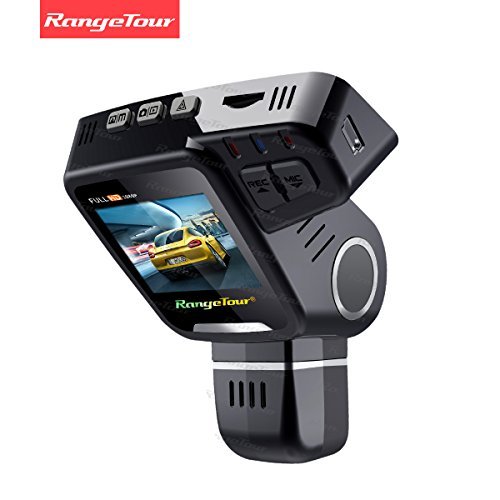 Rangetour C10s Car Dash Cam 2.0" LCD HD 1080P 170 Degree Wide Angle Nigth Vision Dashboard Hidden Video Recorder Camera with Novatek NT96650 Chip G- Sensor WDR Loop Recording, Free gift: 16GB Card