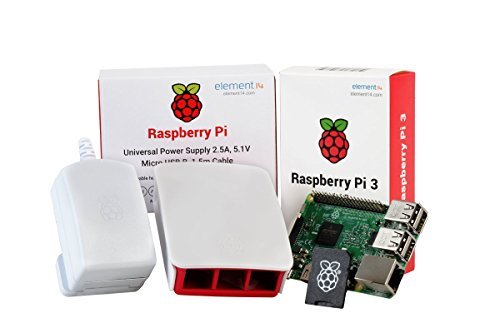 Raspberry Pi 3 Desktop Starter Kit (16Gb, White)