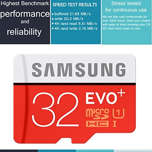 Raspberry Pi 3 Essentials Kit - On-board WiFi and Bluetooth Connectivity – 2.5A Power Supply - 32 GB Samsung Evo+