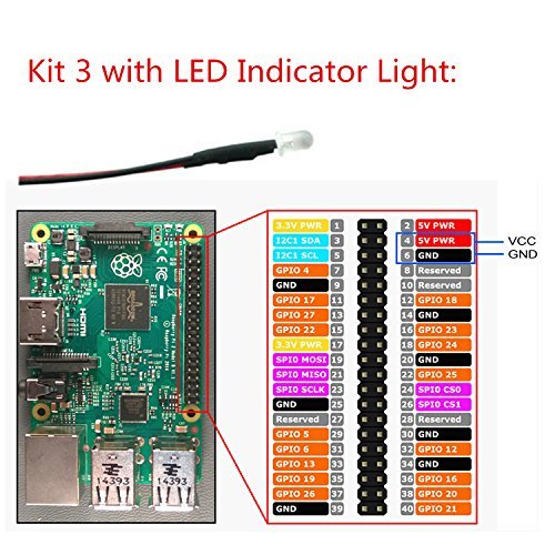 Raspberry Pi 3 Model B Kit with Black Case, Power Supply, Heatsink, 32GB SD Card, HDMI Cable