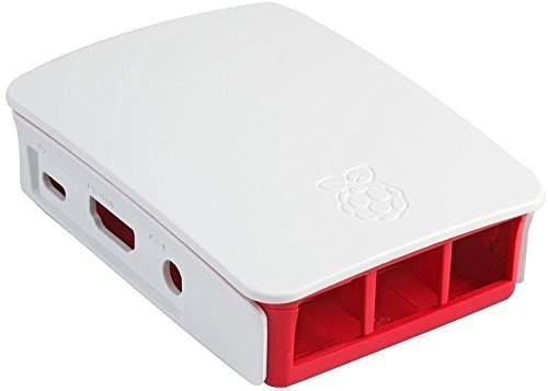 Raspberry Pi RASPBERRY-PI3-CASE Official Raspberry Pi 3 Case, Red/White