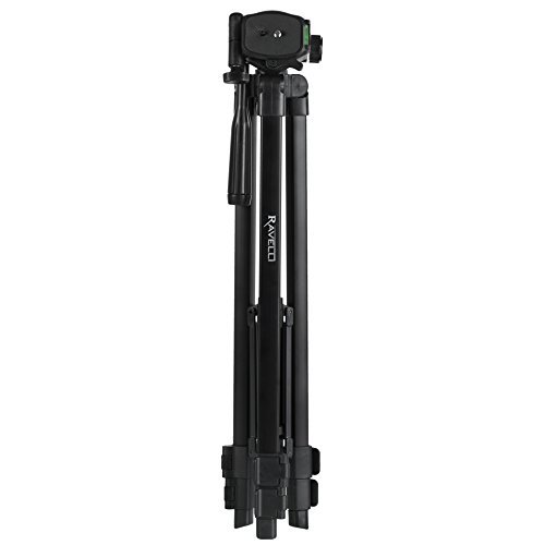 Ravelli Light Weight Aluminum Tripod (APLT3 53") Includes Universal Smartphone Mount