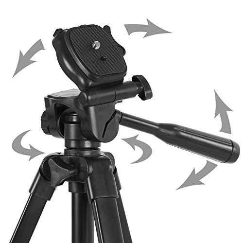 Ravelli Light Weight Aluminum Tripod (APLT3 53") Includes Universal Smartphone Mount