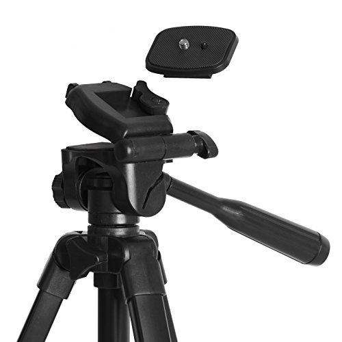 Ravelli Light Weight Aluminum Tripod (APLT3 53") Includes Universal Smartphone Mount