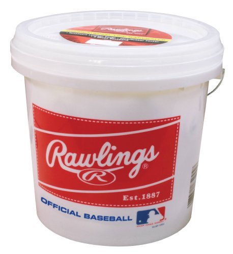 Rawlings Bucket with 2 Dozen OLB3 Baseballs