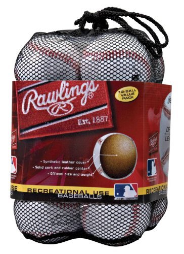 Rawlings Official League Recreational Use Baseballs (Pack of 12)