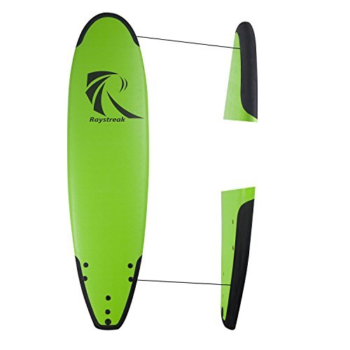 Raystreak 7'2" Crocodile Groove Soft Surfboard Beach Ocean Surfing Body Foamie Board