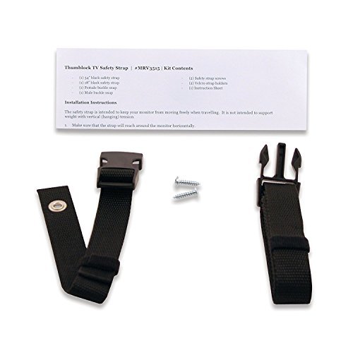 Ready America MRV3515 Travel TV Safety Strap (Quantity 4)