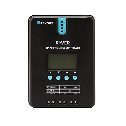 Renogy Rover 20 Amp 12V/24V DC Input MPPT Solar Charge Controller