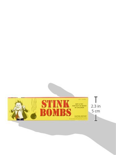 Rhode Island Novelty 36 Stink Bombs-3 Glass Vials Per Box Stinky and Smelly Novelty