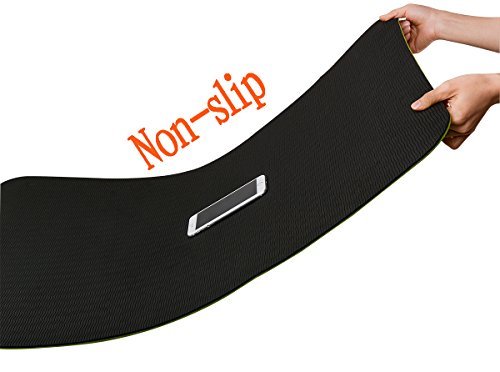 Ritayoyo yoga mat Two Layer shell Chain Patten Non-slip No Smell Anti-bending High Density TPE Yoga Mat with Elastic Rope and Carrying Bag