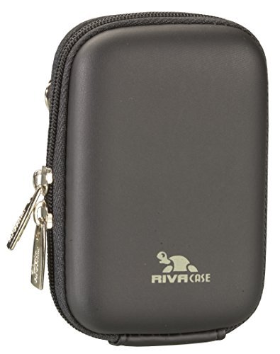 RivaCase 7022 PU Compact Case for Point and Shoot Digital Camera - Black