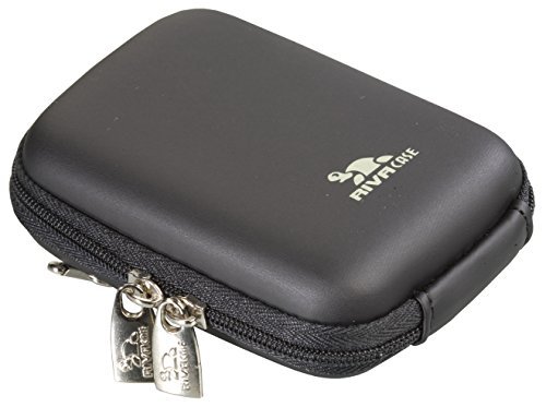 RivaCase 7022 PU Compact Case for Point and Shoot Digital Camera - Black