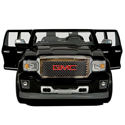 Rollplay GMC Sierra Denali 12-Volt Battery-Powered Ride-On, Black