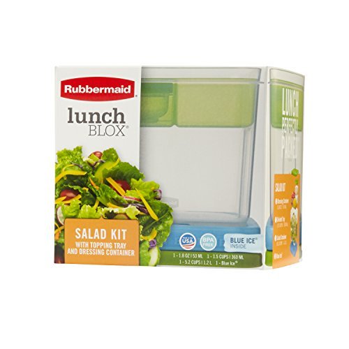 Rubbermaid Lunch Blox Container Salad Kit