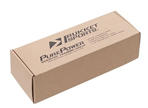 Rukket 3 Weighted Baseballs / Softballs | Heavy Balls for Hitting, Batting, Pitching Practice (1lb. /16oz. 3” diameter)