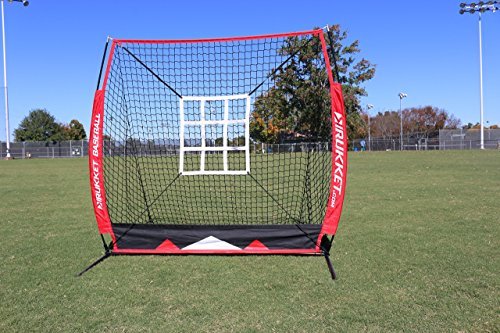 Rukket 5x5 Baseball & Softball Practice Net with Strike Zone Target and