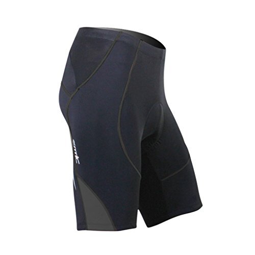 SANTIC Cycling Men's Shorts Biking Bicycle Bike Pants Half Pants 4D COOLMAX Padded