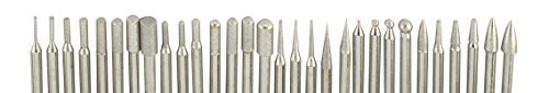 SE 8230DD60 30-Piece Set of Assorted Diamond Burrs, 600 Grit