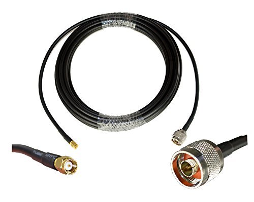 SMA Male to N Male - Radio to Antenna Coax Extension Cable (25 ft) for Radio/RF Use (Not for TV or WiFi)