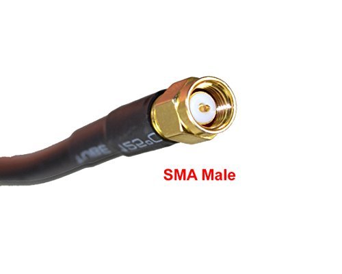 SMA Male to N Male - Radio to Antenna Coax Extension Cable (25 ft) for Radio/RF Use (Not for TV or WiFi)