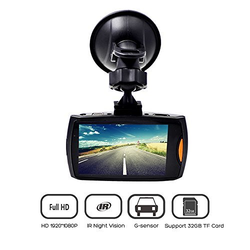 SMALL-EYE Dash Cam, Car Dashboard Camera Vehicle DVR Full HD 1080P 120 Degree Wide Angle with Night Vision